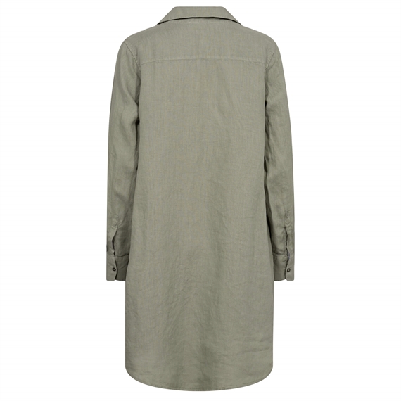 Mos Mosh Rielle Linen Kjole, Shadow 